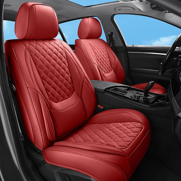 Universal Seat Covers โ Full Set โ Red