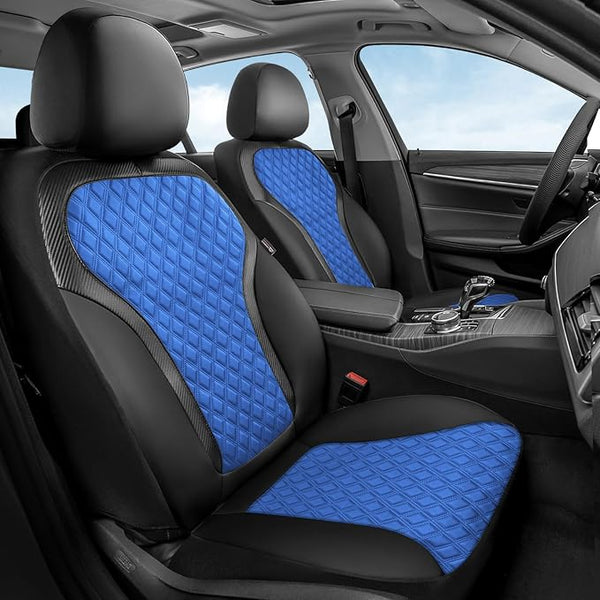 Universal Seat Covers โ Front Seat โ Black / Blue
