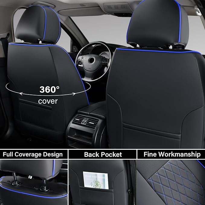 Seat Covers for Toyota Tacoma — Front Seat — Blue