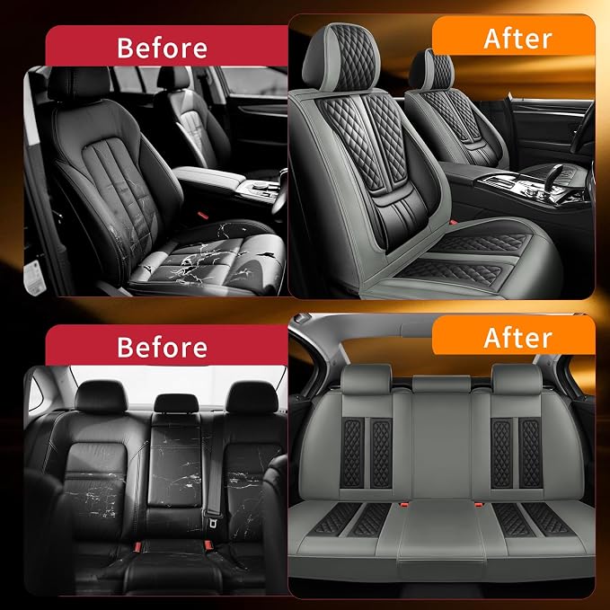 Seat Covers for Honda HR-V — Full Set — Gray