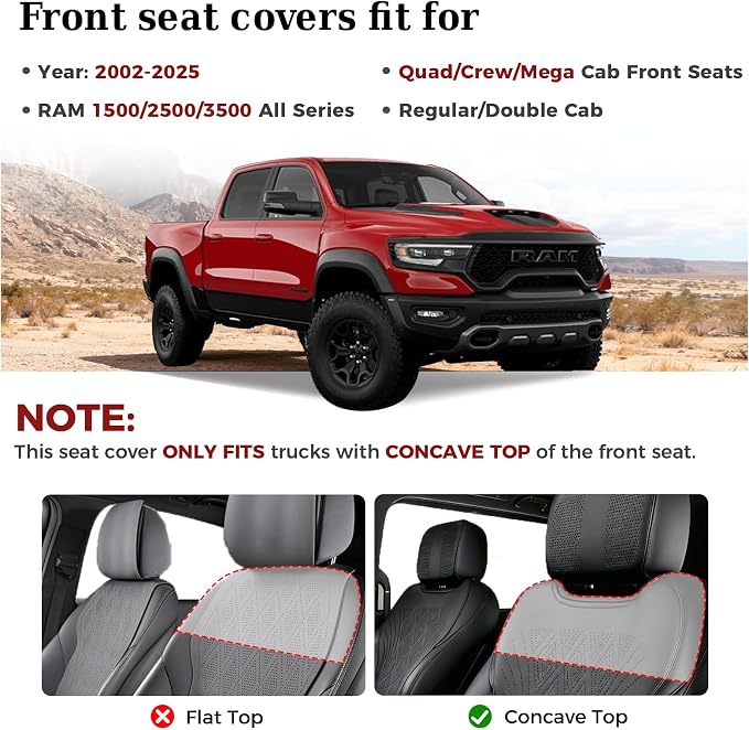 Seat Covers for Multiple Vehicles — Front Seat — Brown