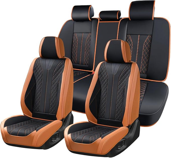 Universal Seat Covers โ Full Set โ Brown / Black