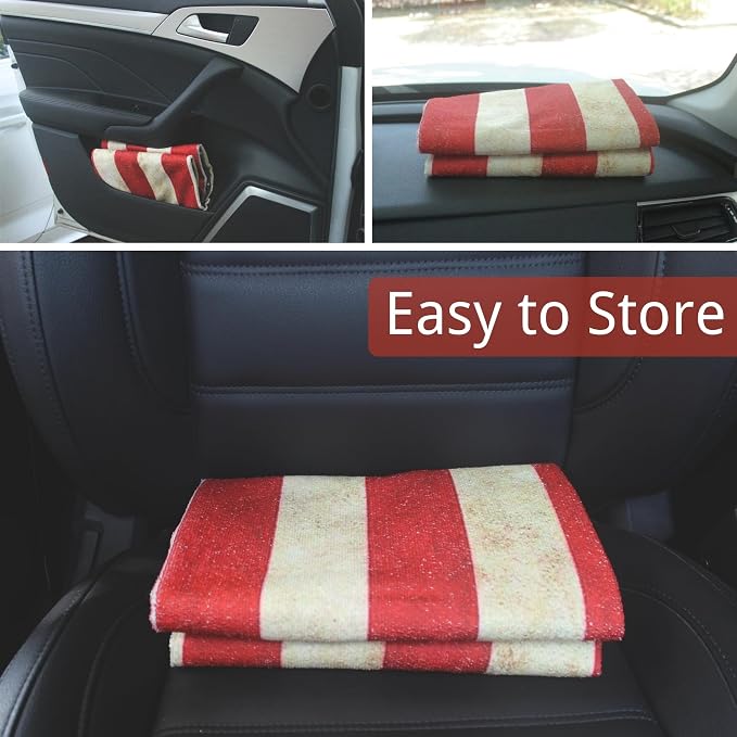 Car Seat Covers — Front Seat — Red