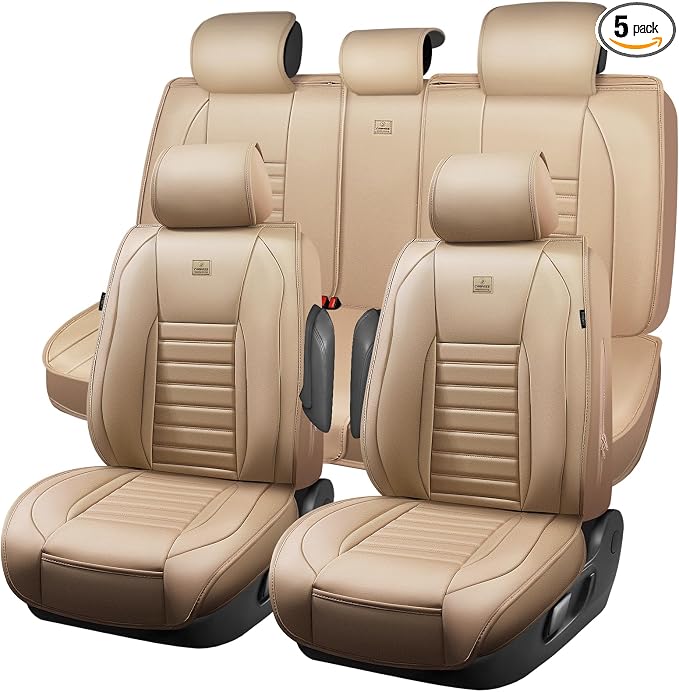 Universal Seat Covers — Full Set — Beige