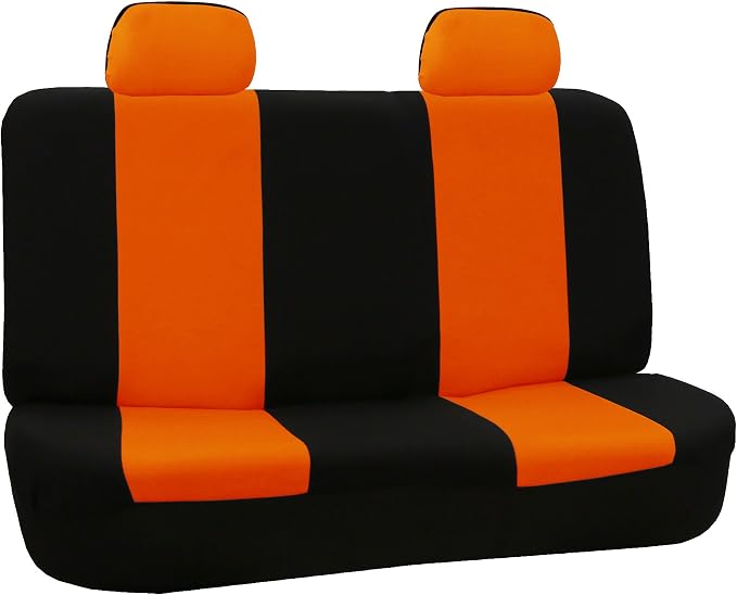 Pet Car Seat Protector — Rear Seat — Orange