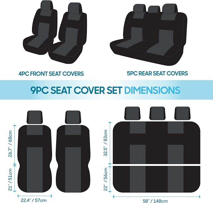 Car Seat Covers — Full Set