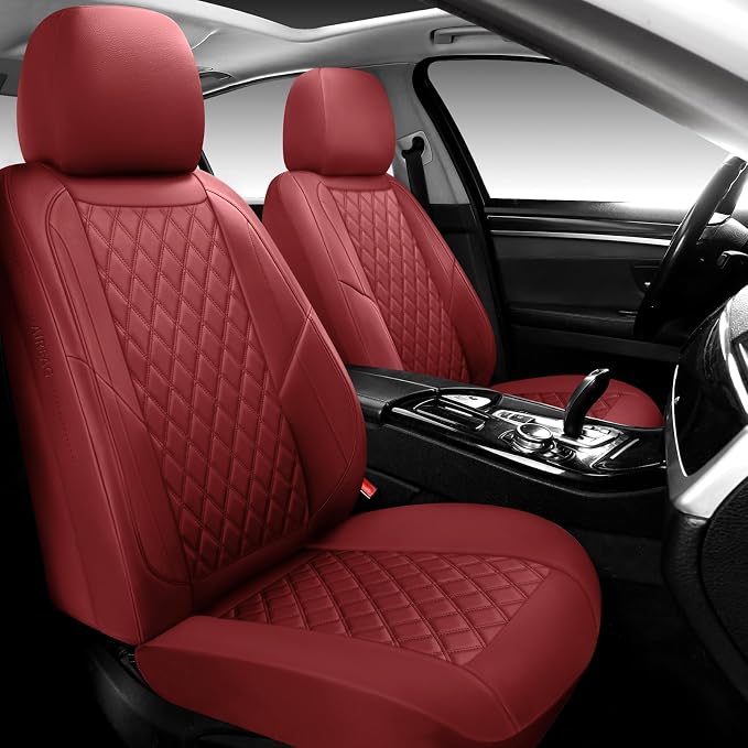 Universal Seat Covers — Front Seat — Red