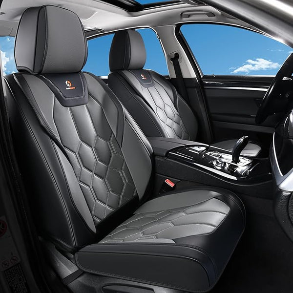 Universal Seat Covers โ Front Seat โ Black / Gray