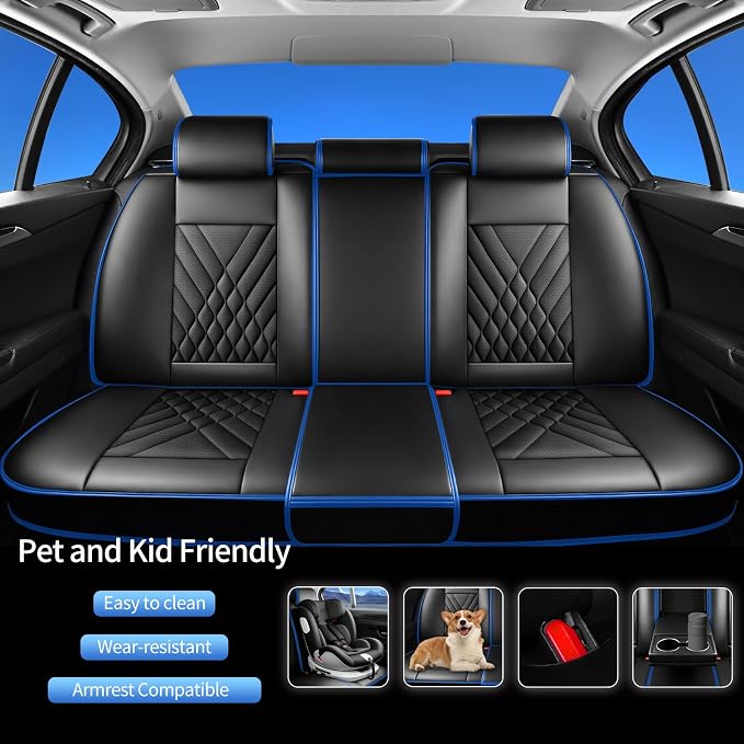 Seat Covers for Nissan Juke — Full Set — Blue
