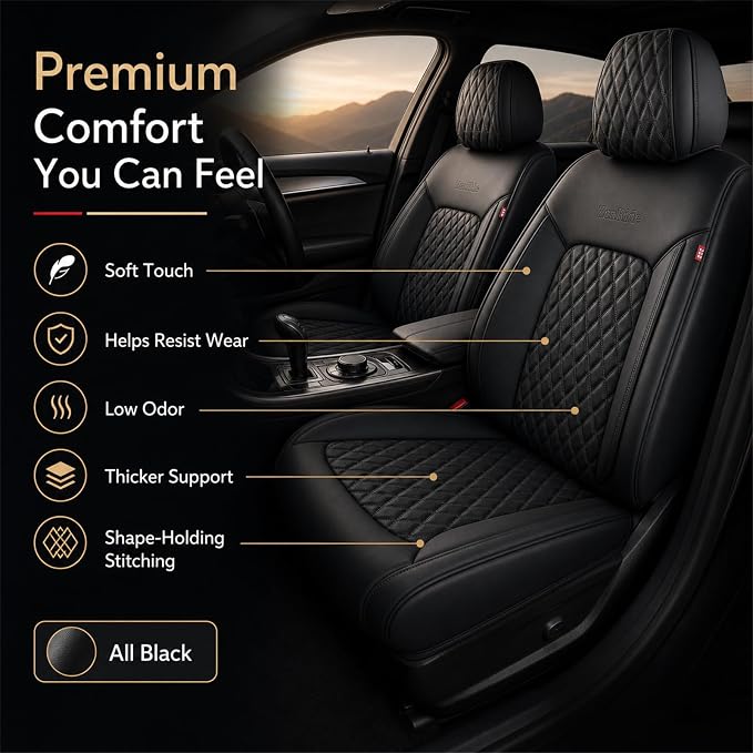 Universal Seat Covers — Black