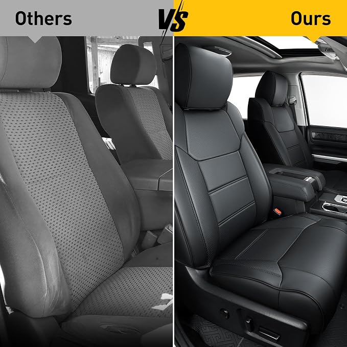 Seat Covers for Toyota Tundra — Black