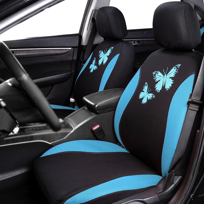 Universal Seat Covers — Full Set — Blue
