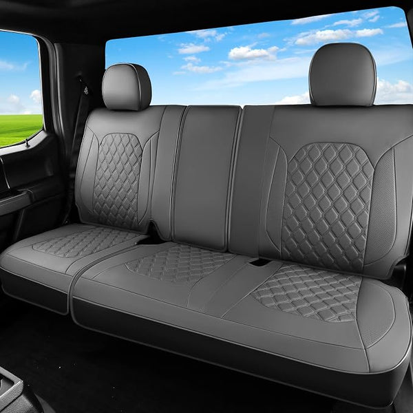 Seat Covers for Multiple Vehicles โ Rear Seat โ Gray
