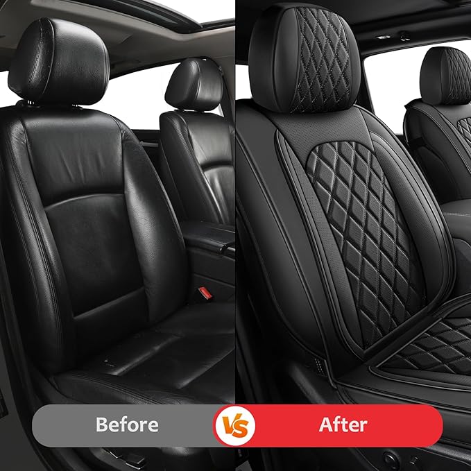 Seat Covers for Multiple Vehicles — Front Seat — Black