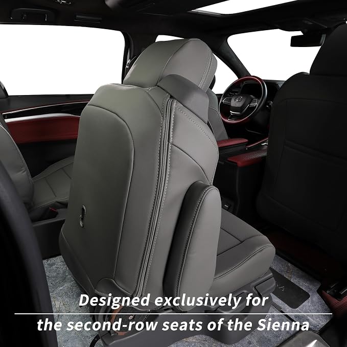 Seat Covers for Toyota Sienna — Full Set — Gray