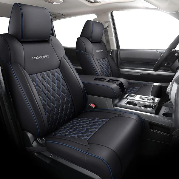Seat Covers for Multiple Vehicles โ Full Set โ Black / Blue