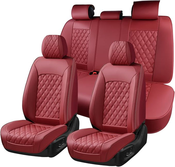Universal Seat Covers โ Full Set โ Red