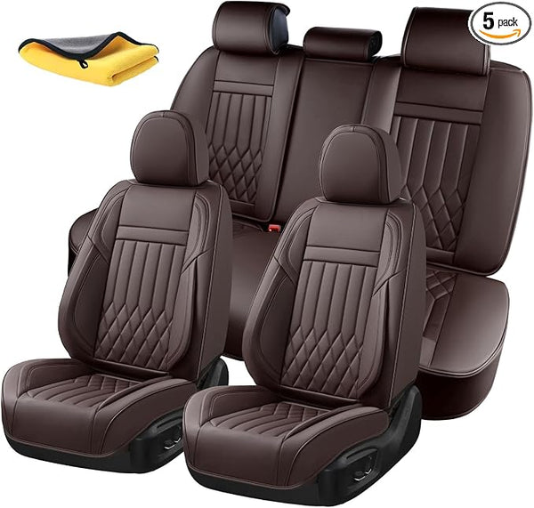 Universal Seat Covers โ Full Set โ Brown
