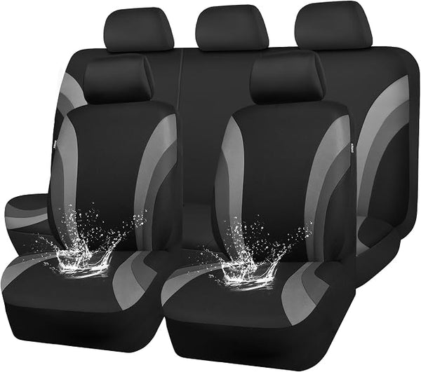 Universal Seat Covers โ Full Set โ Black / Gray