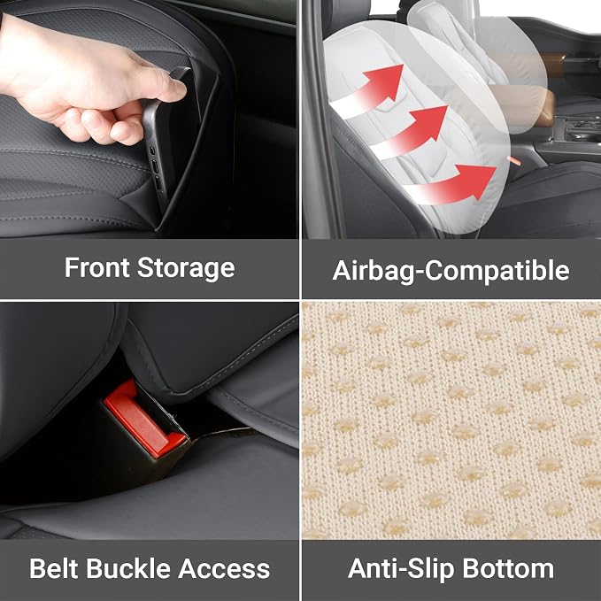 Seat Covers for Ford Ranger — Full Set — Gray