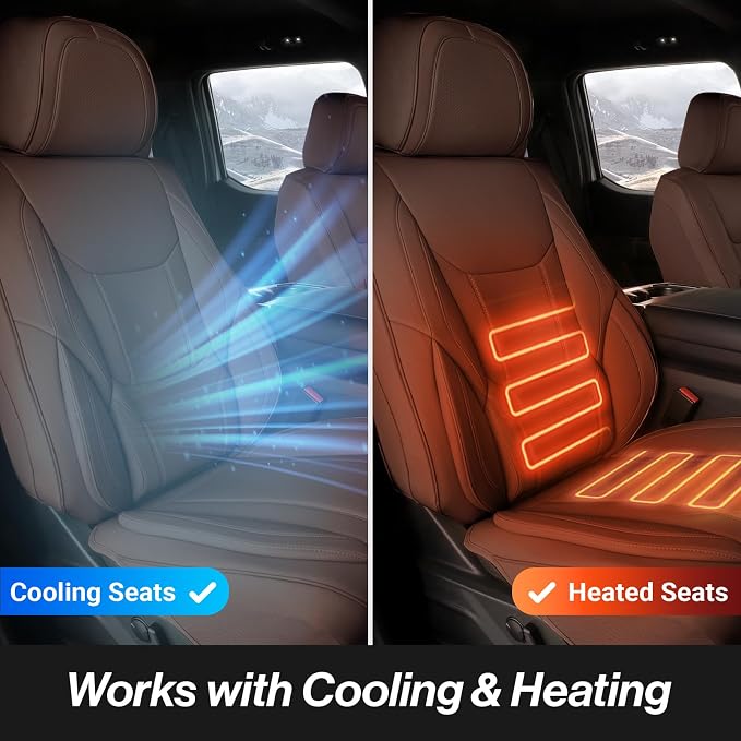 Seat Covers for Ford F-150 — Front Seat — Brown