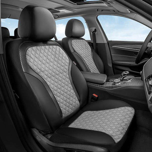 Universal Seat Covers โ Front Seat โ Black / Gray
