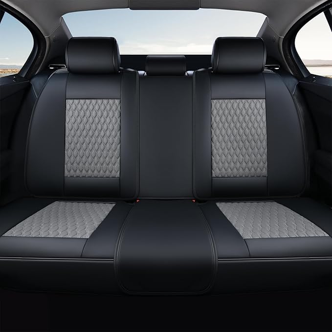 Universal Seat Covers — Rear Seat — Black / Gray