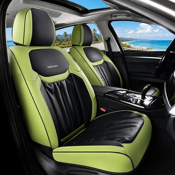 Universal Seat Covers โ Front Seat โ Green / Black