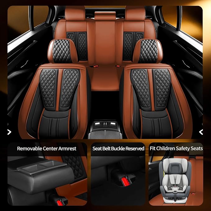 Seat Covers for Nissan Ariya — Full Set — Brown