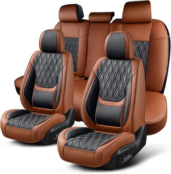 Universal Seat Covers โ Full Set โ Brown / Black