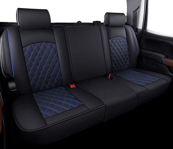 Faux Leather Seat Covers for Chevrolet Silverado / GMC Sierra โ Blue