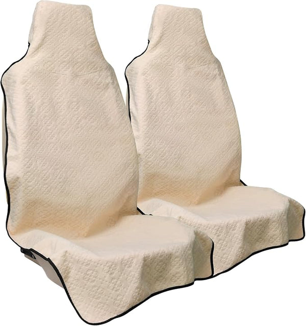 Universal Seat Covers โ Front Seat โ Beige