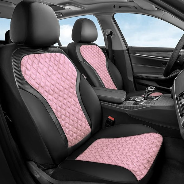 Universal Seat Covers โ Front Seat โ Black / Pink