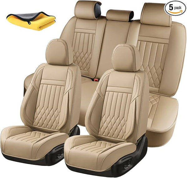 Universal Seat Covers โ Full Set โ Beige