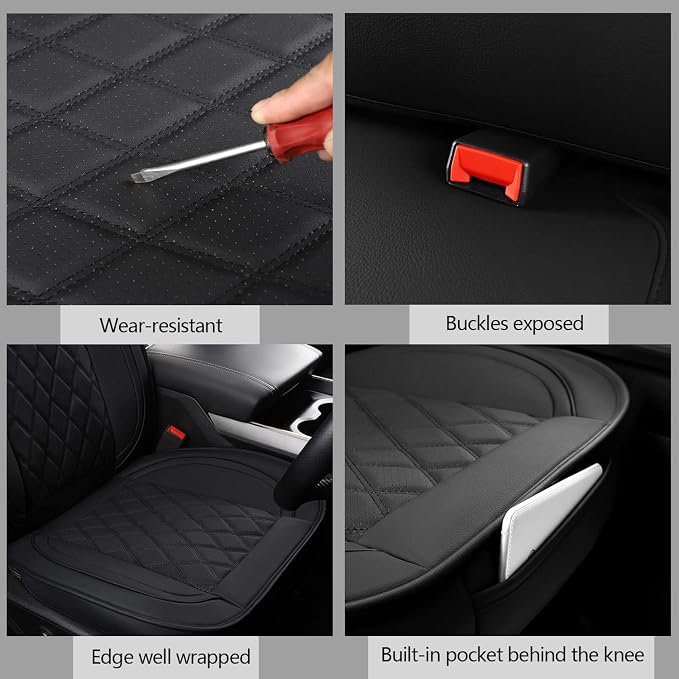Seat Covers for Multiple Vehicles — Front Seat — Black
