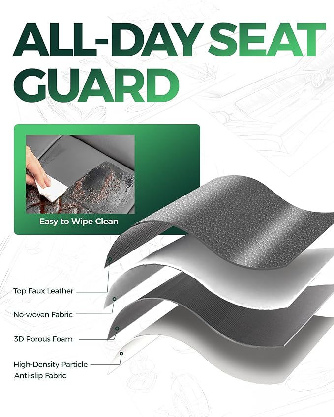 Seat Covers for Jeep Wrangler — Full Set — Gray / Black