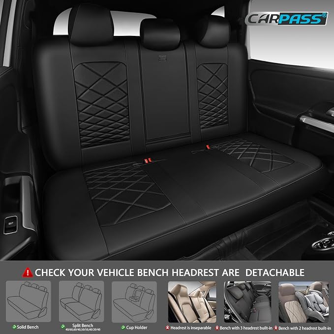 Universal Seat Covers — Black