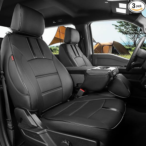 Seat Covers for Ford F-150 โ Full Set โ Black