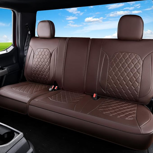 Seat Covers for Multiple Vehicles โ Rear Seat โ Coffee