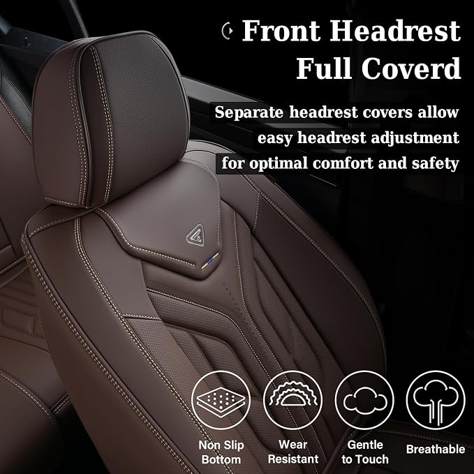 Universal Seat Covers — Front Seat — Coffee