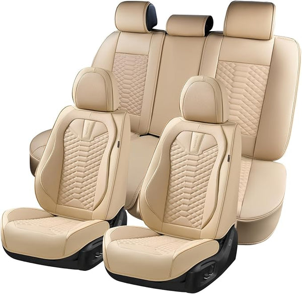 Universal Seat Covers โ Full Set โ Beige