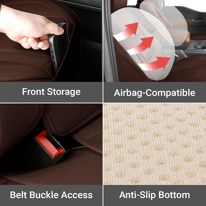 Seat Covers for Ram 1500 — Full Set — Brown