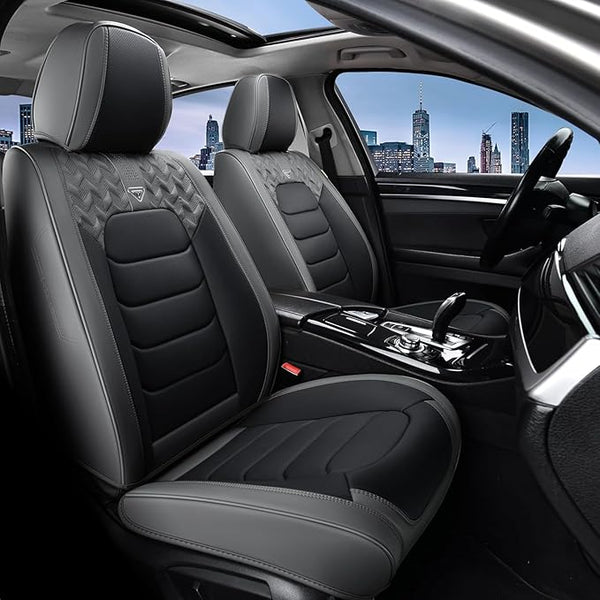 Universal Seat Covers โ Front Seat โ Gray / Black