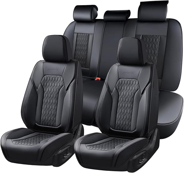 Universal Seat Covers โ Full Set โ Black / Beige
