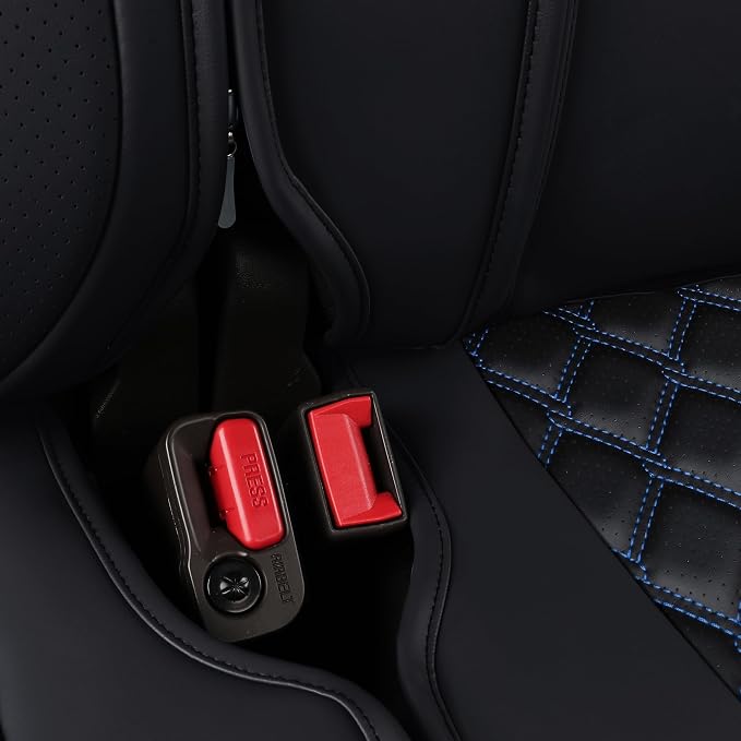 Seat Covers for Chevrolet Silverado / GMC Sierra — Black / Blue