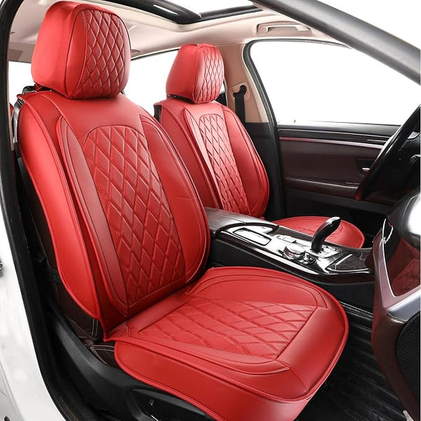 Universal Seat Covers โ Full Set โ Red