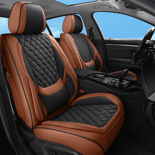 Universal Seat Covers โ Full Set โ Brown / Black