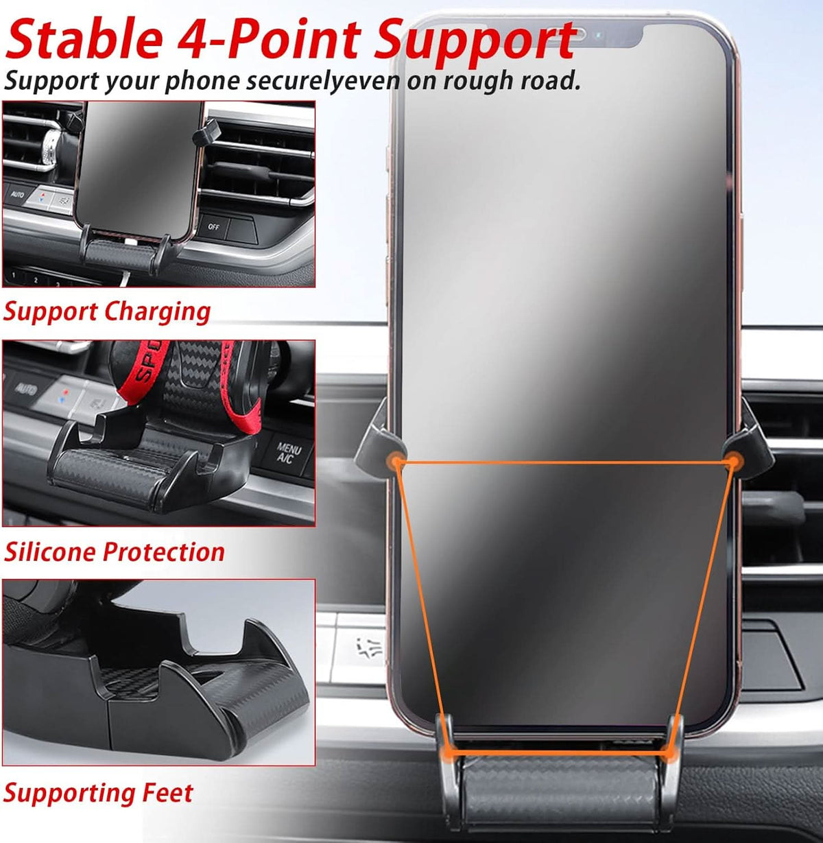 Racer Modified Car Phone Holder, Universal Air Vent Mount Bracket 71fzwKThQkL._AC_SL1500