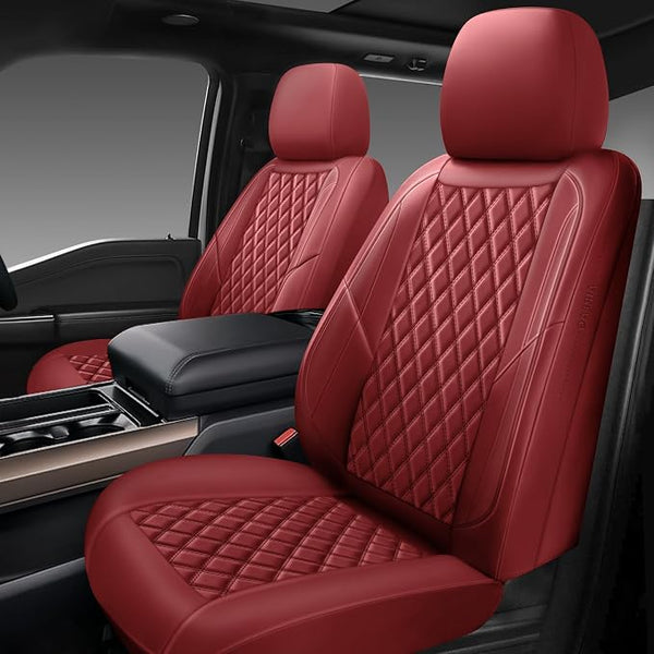 Universal Seat Covers โ Front Seat โ Red