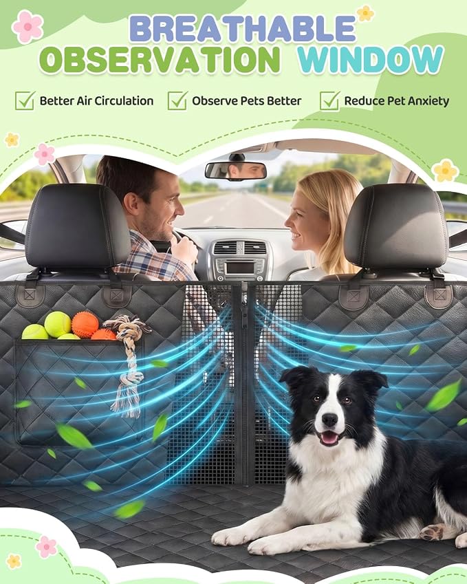 Pet Car Seat Protector — Black